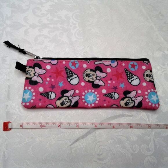Minnie Mouse Bundle: Headband with Large Sequined Bow + Minnie Pink Pencil Case - Picture 8 of 8